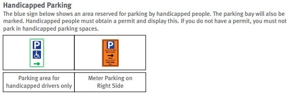 Handicapped Parking