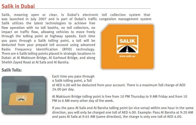 Salik In Dubai