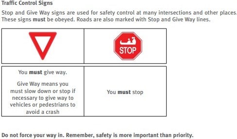 Traffic Control Signs